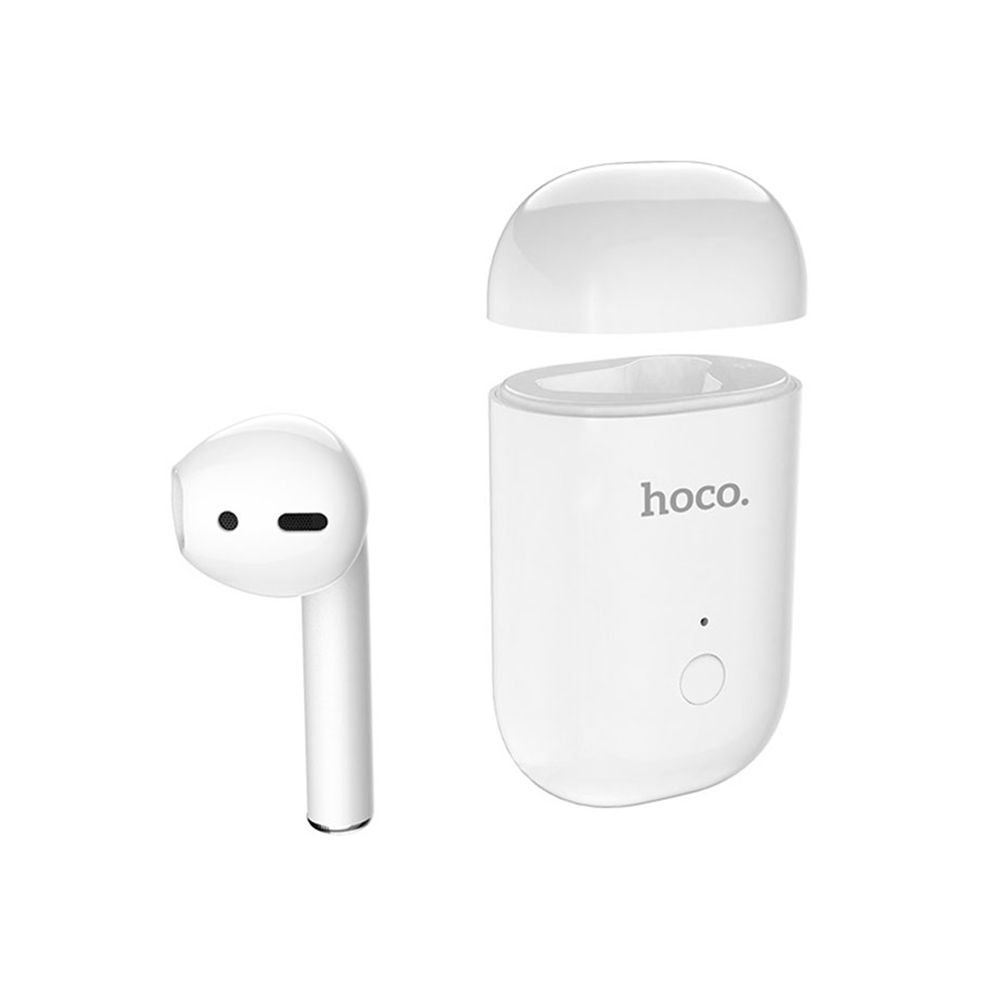 

Bluetooth моногарнитура Hoco E39 + силиконовый чехол, White