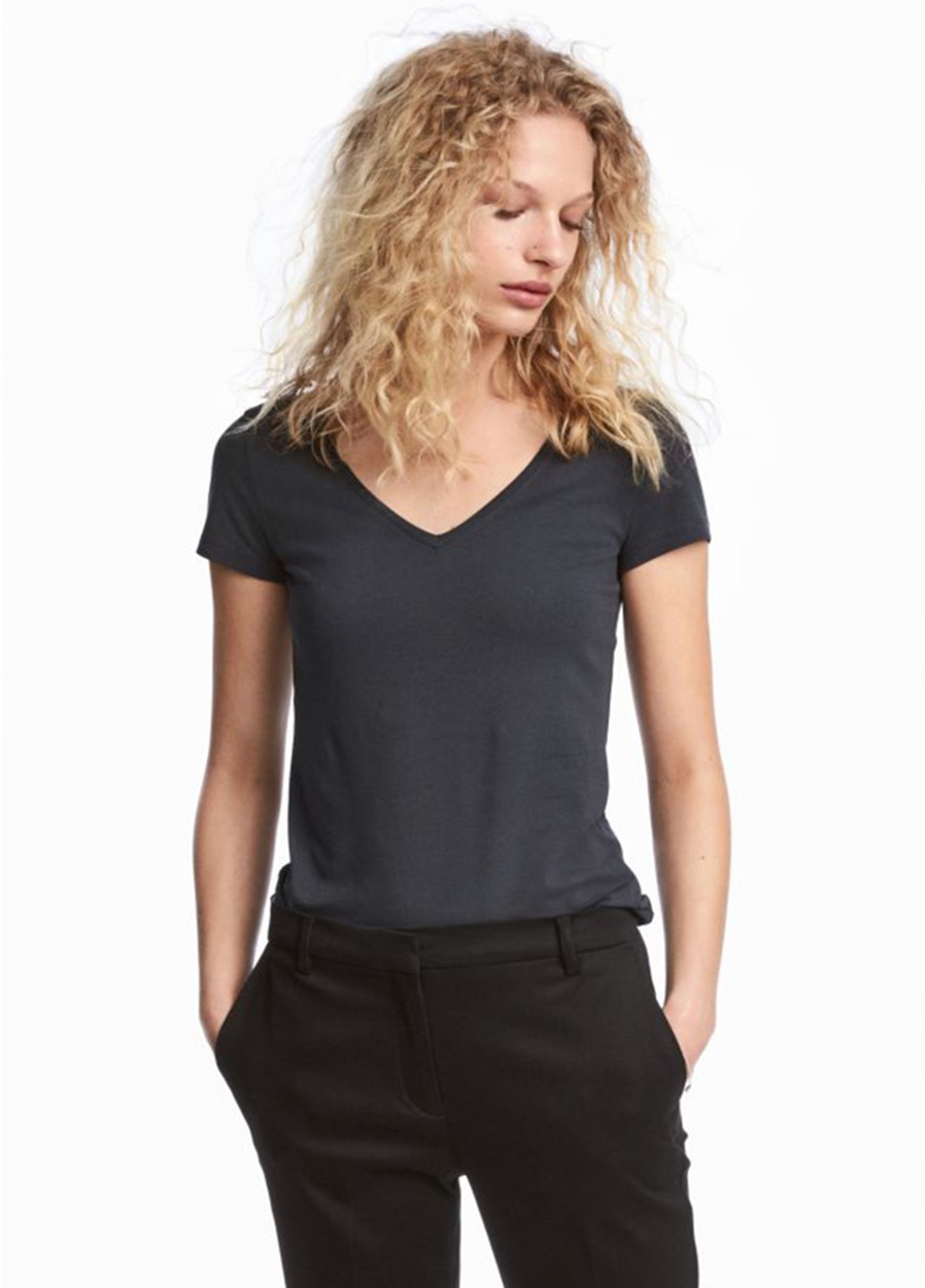 

Футболка H&M  Темно-серый 0215248_т.сер_02, Футболка H&M L Темно-серый 0215248_т.сер_02