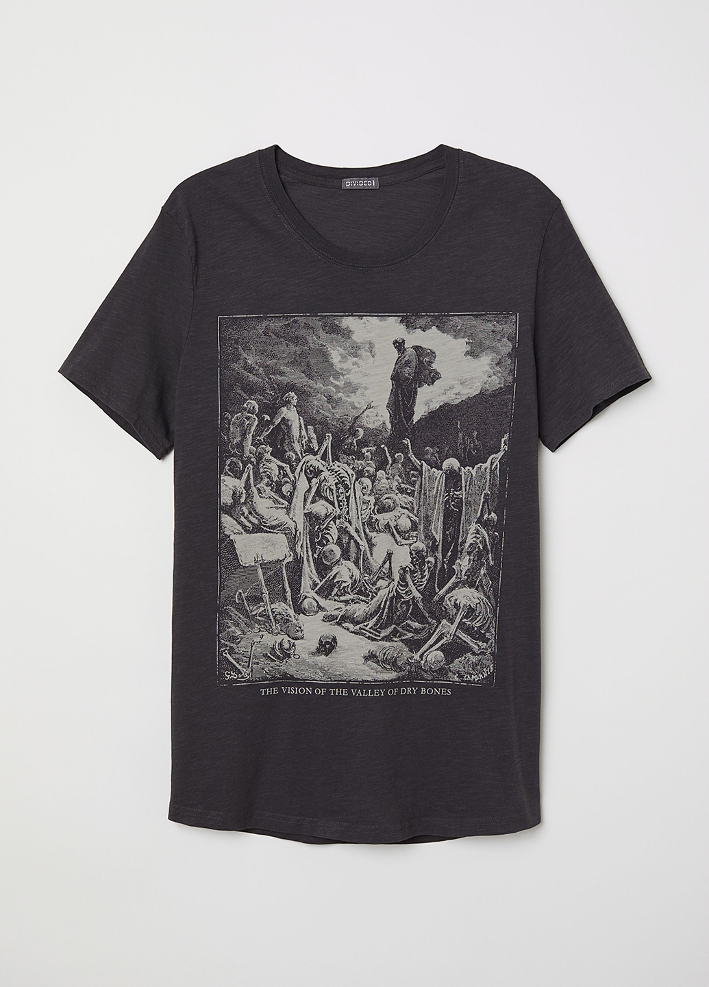 

Футболка H&M XS Темно-серый 0659199_bones