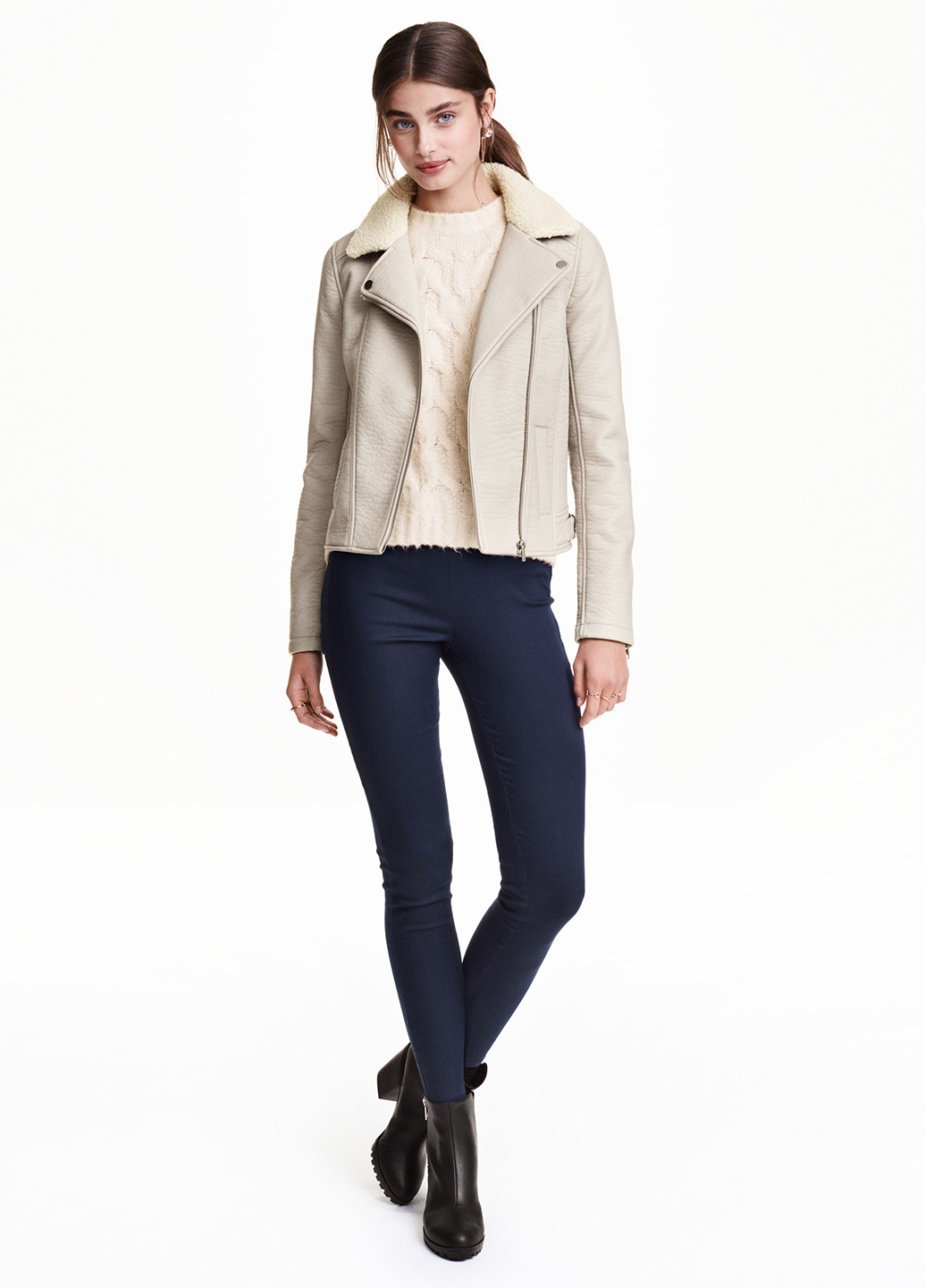 

Брюки H&M  Синий 0304946_синий_04, Брюки H&M 38 Синий 0304946_синий_04