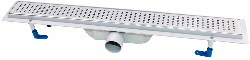 

Трап линейный QTAP Dry FB304-900 с сухим затвором 900 мм c сифоном и ножками (8590049287361)