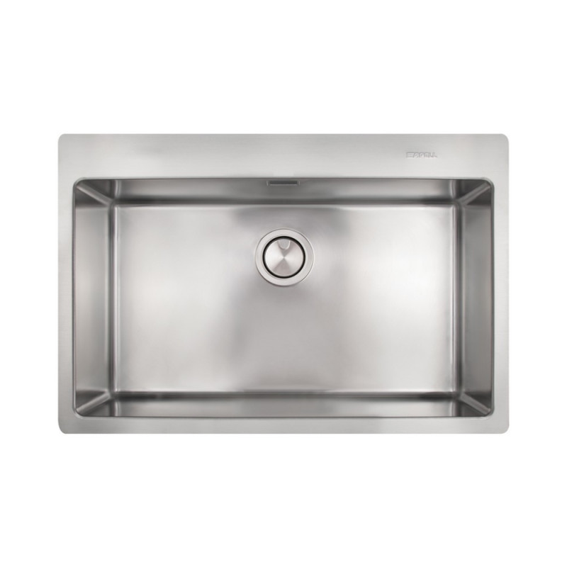 

Кухонная мойка стальная нержавейка Apell Linear Plus сифон в комплекте LNP77FBC Brushed