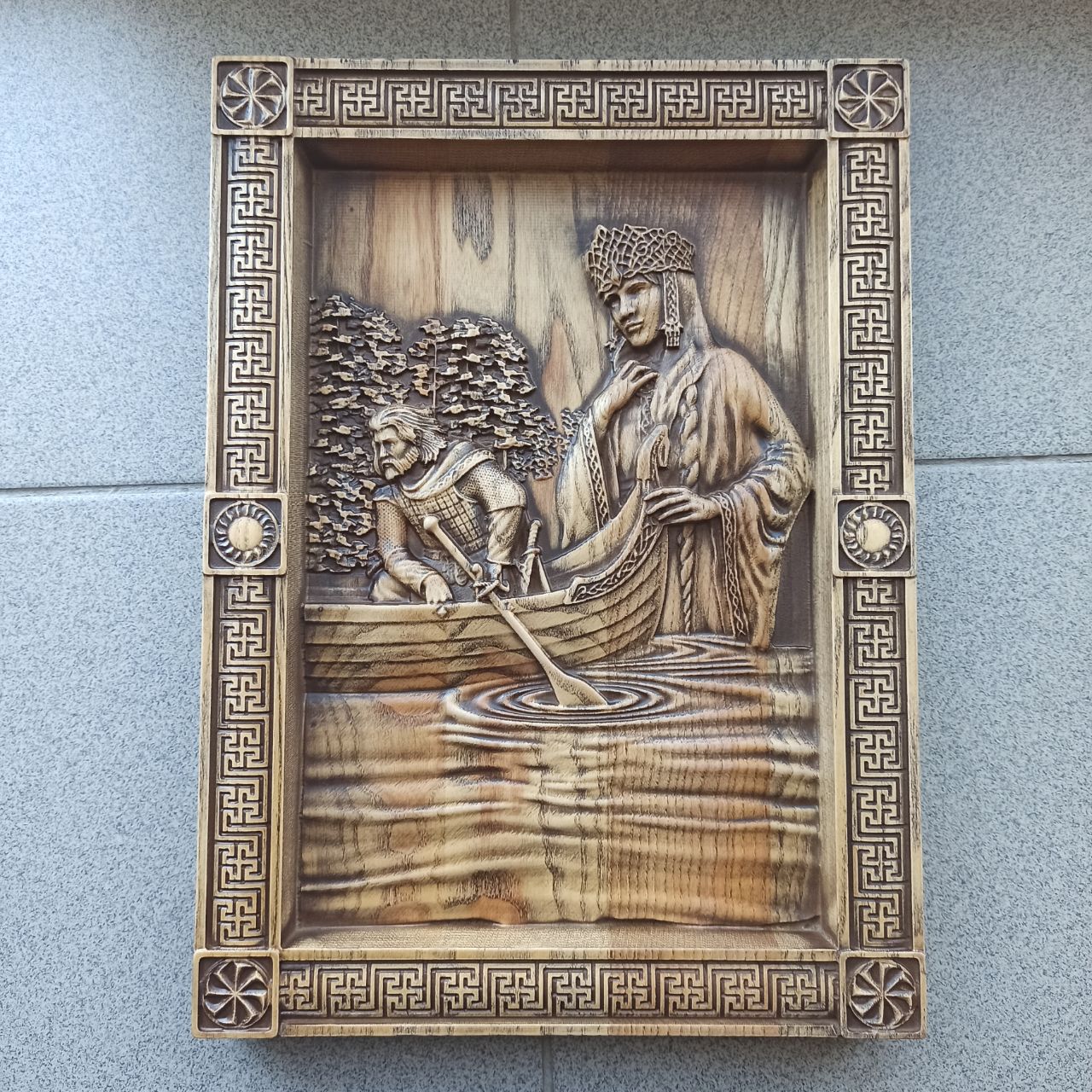 

Панно "Берегиня", Atributlux,100*72,8 см резное из дерева