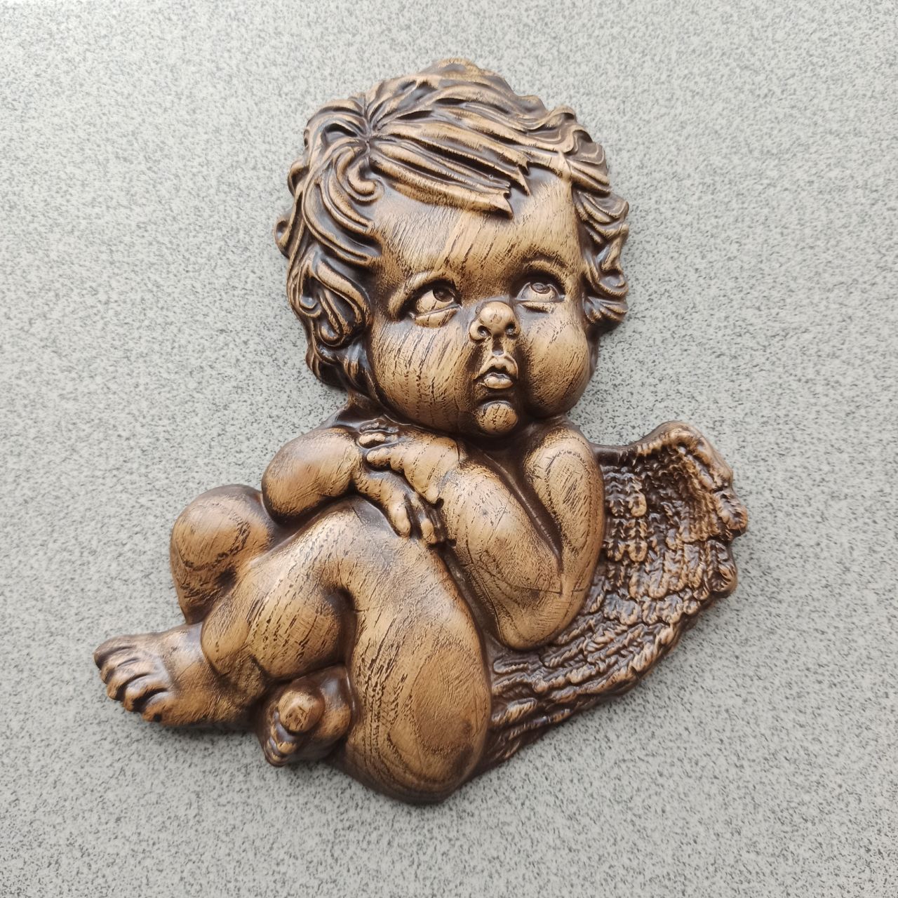 

Барельеф "Ангелок", Atributlux, 30*24,2 см резной из дерева