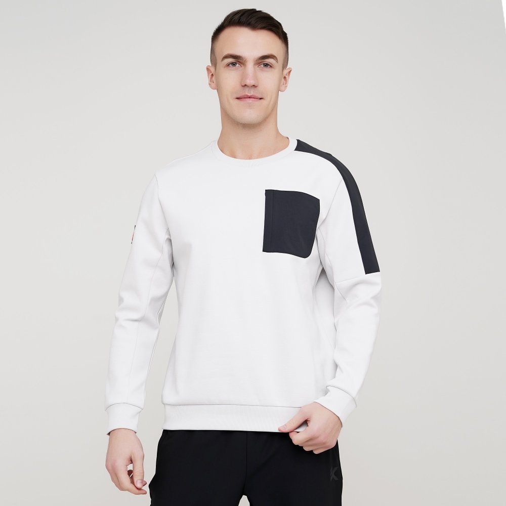 

Мужской свитшот Anta Sweatshirt Белый 46 (ant852116702-1)
