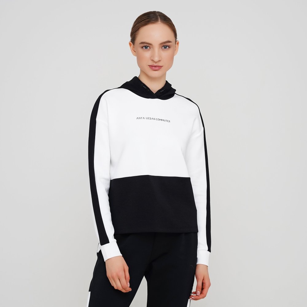 

Женское худи Anta Sweat Hoodie Белый, Черный 40 (ant862117725-1)