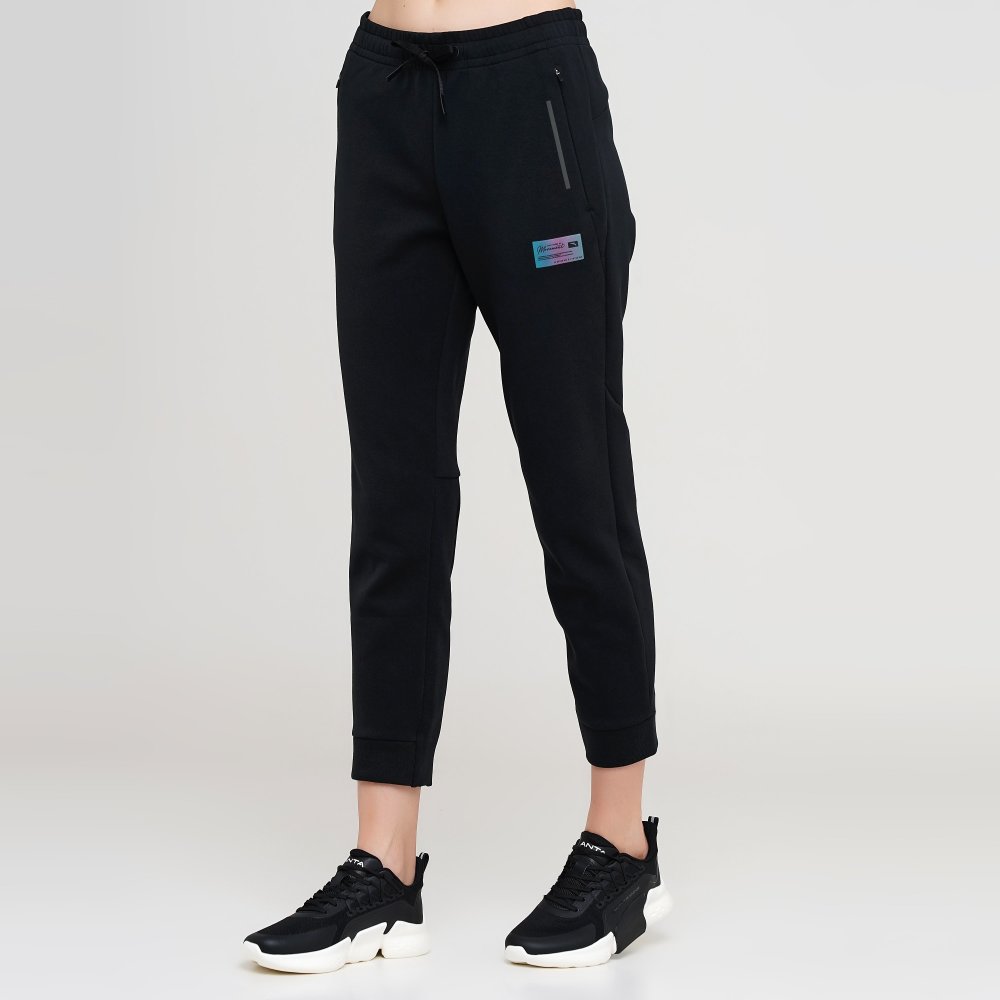 

Женские спортивные штаны Anta Knit Ankle Pants Черный 40 (ant862117320-3)