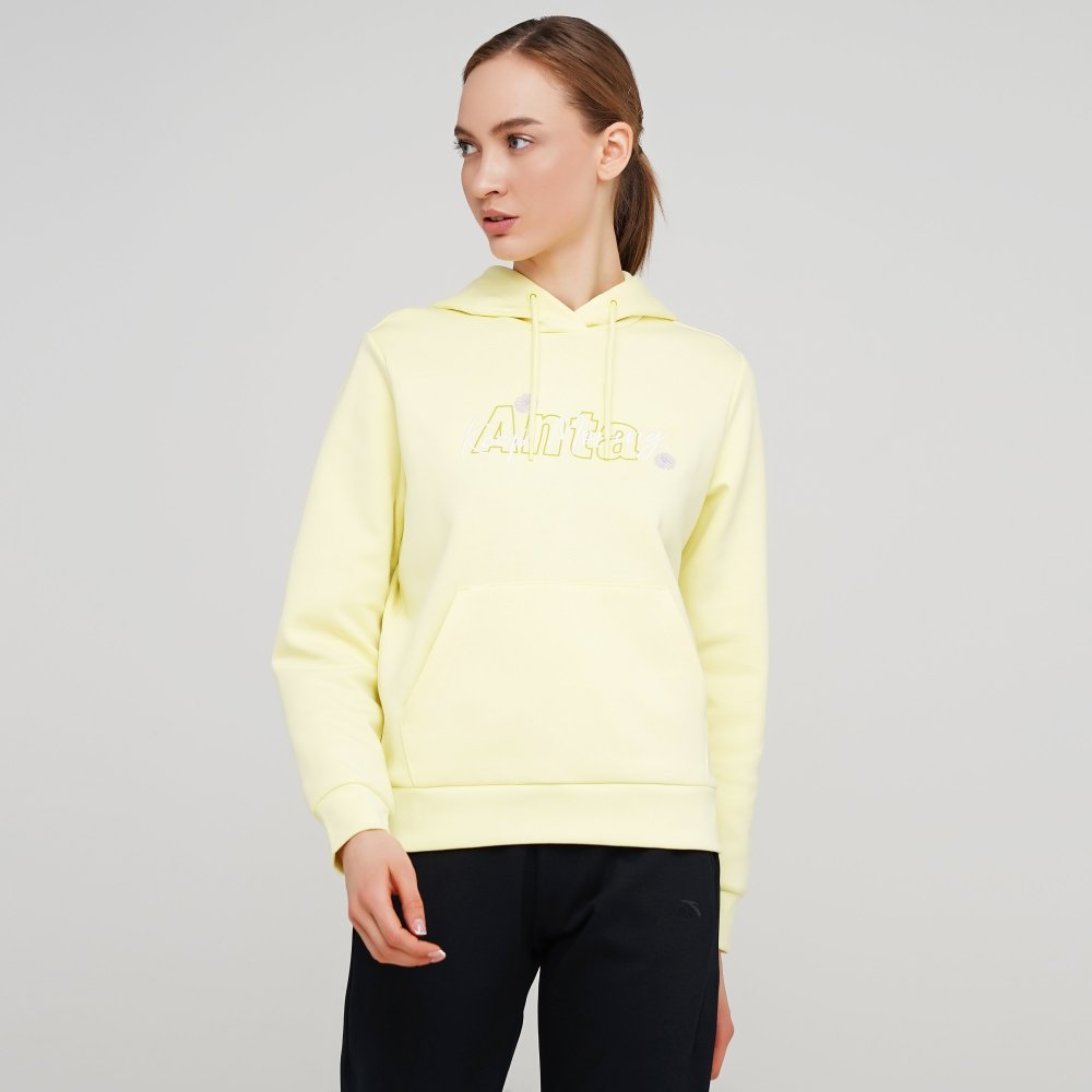 

Женское худи Anta Sweat Hoodie Желтый 44 (ant862118740-3)