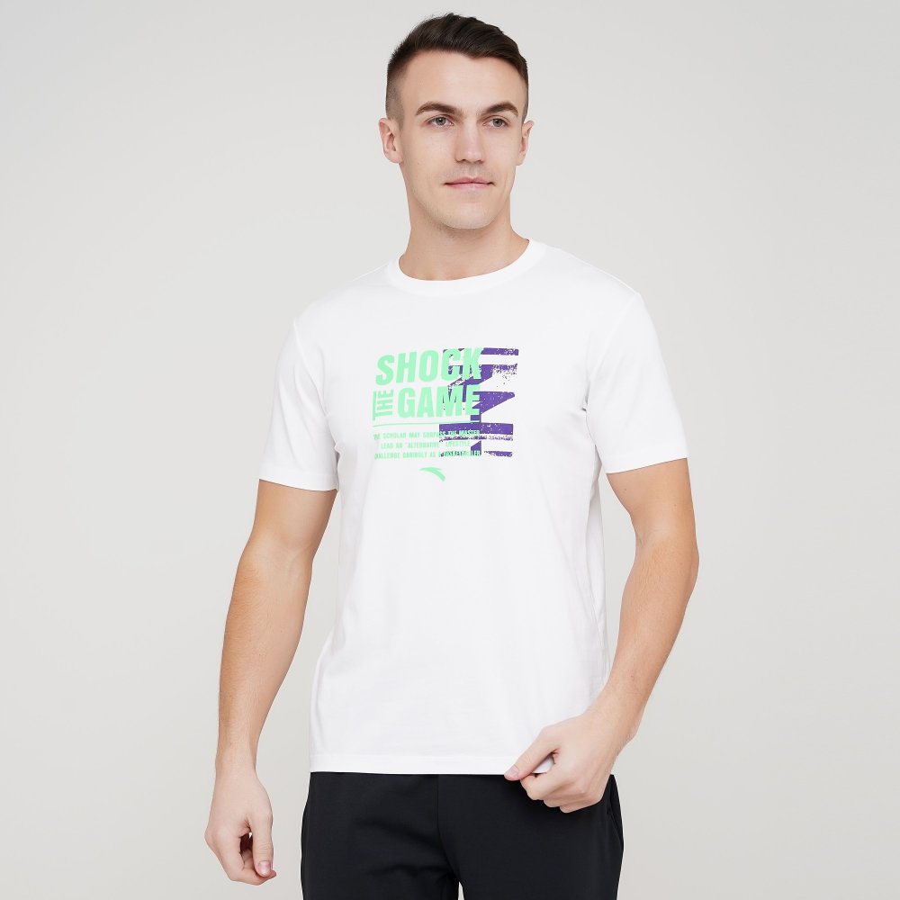 

Мужская футболка Anta Ss Tee Белый 46 (ant852111102-1)