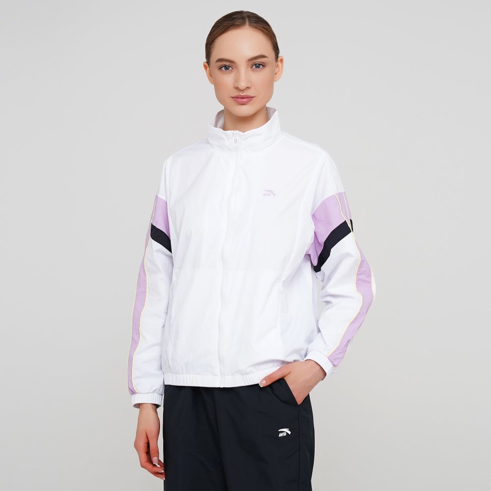 

Женская ветровка Anta Single Jacket Белый 42 (ant862118612-1)