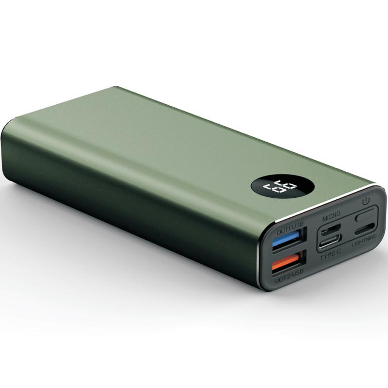 

УМБ Power Bank Gelius Pro CoolMini 2 PD 2USB Type-C 22.5W 3A GP-PB10-211 9600mAh Green