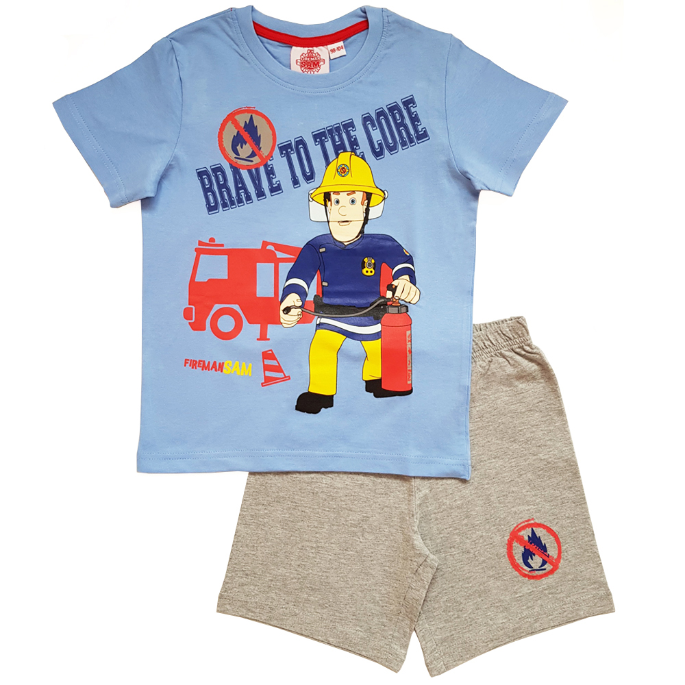 

Комплект (футболка+шорти) TV Mania Fireman Sam 98 - 104 см 3 - 4 р. Блакитний