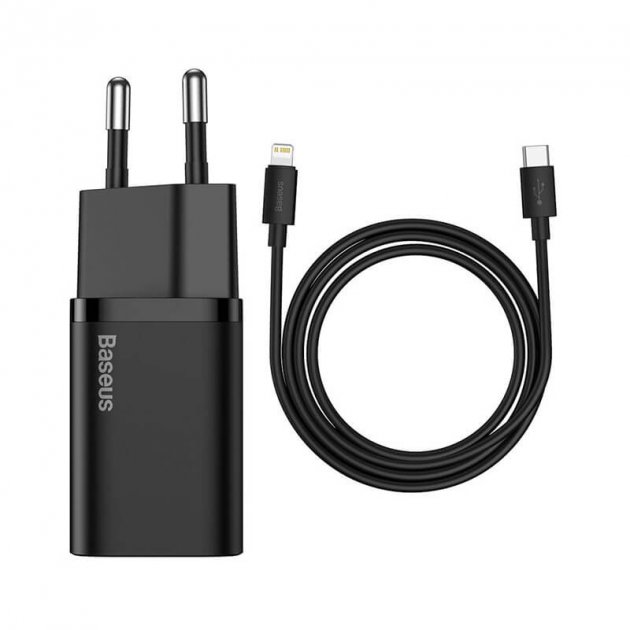 

Сетевое зарядное устройство (20W) Baseus Super Si Quick Charger Black
