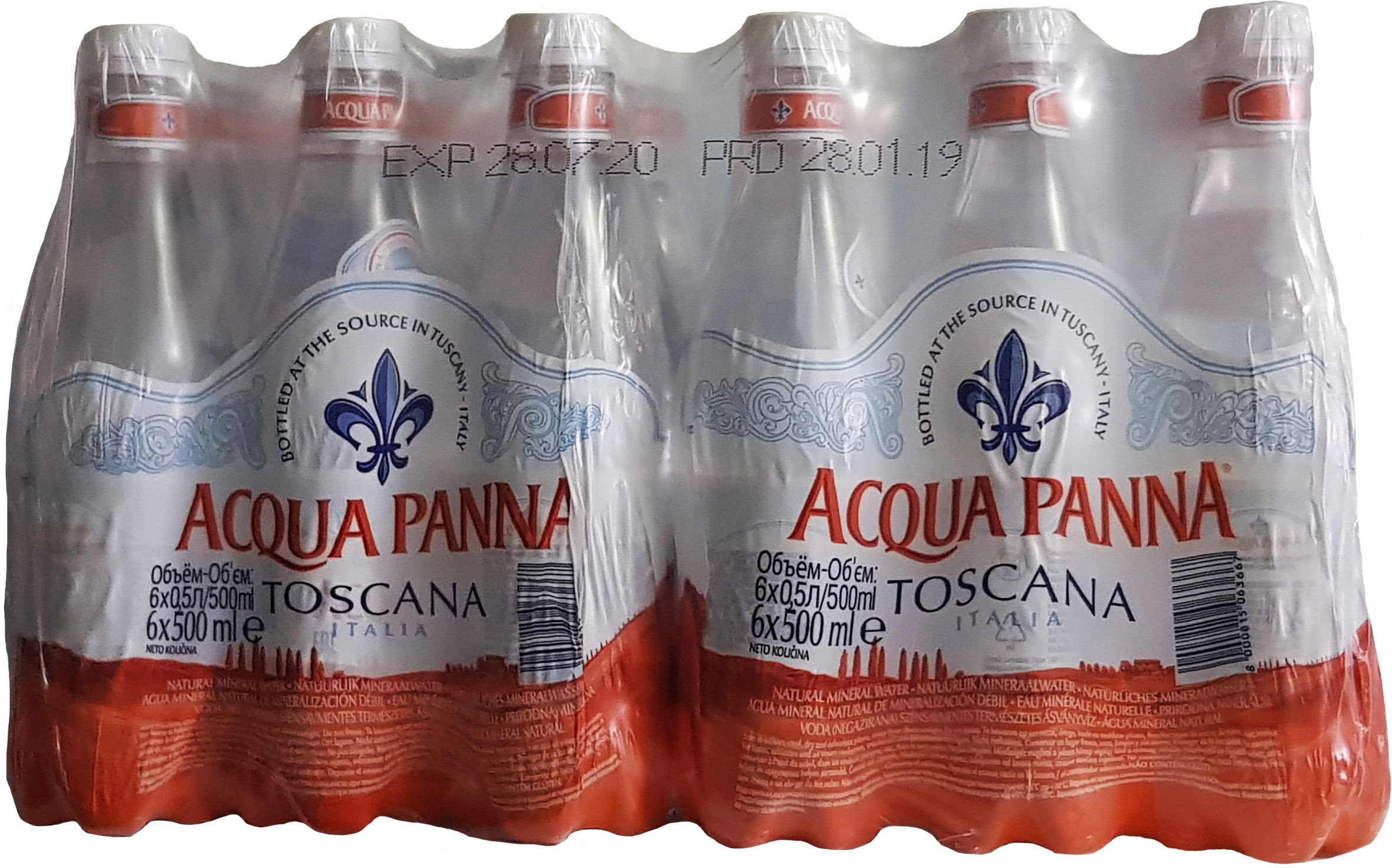 Акція на Упаковка минеральной негазированной воды Acqua Panna 0.5 л х 24 бутылки (8000815095255) від Rozetka UA