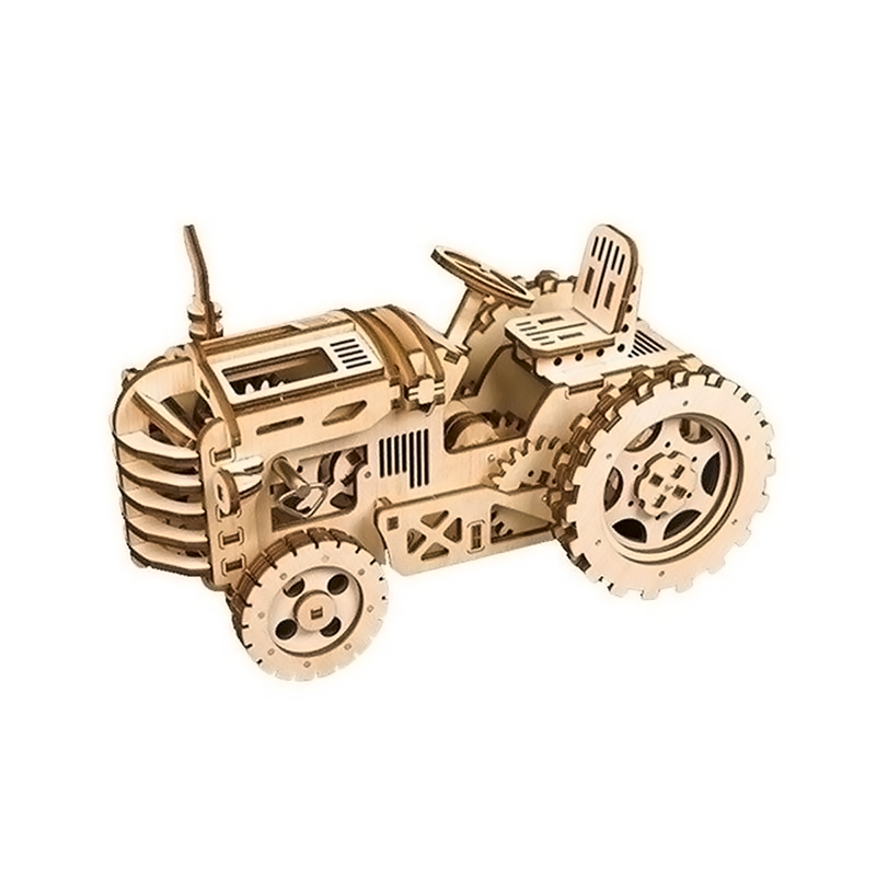 

Детский деревянный 3D конструктор Robotime LK401 Трактор