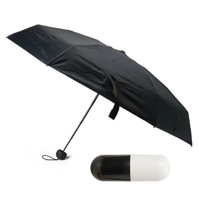 

Зонтик - капсула Черный Capsule Umbrella