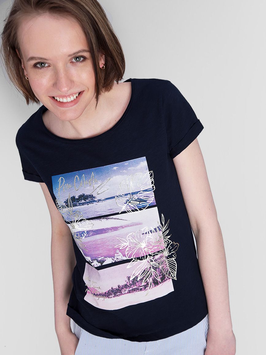 

Футболка O'STIN Casual IHMS34FTYZ XL Синяя