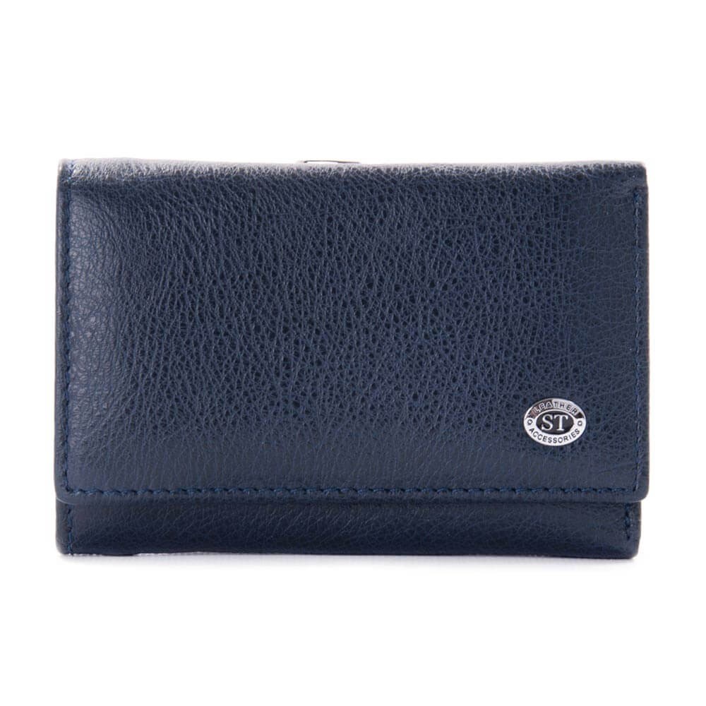 

Кошелек женский ST кожаный темно-синий (6171 dark blue)