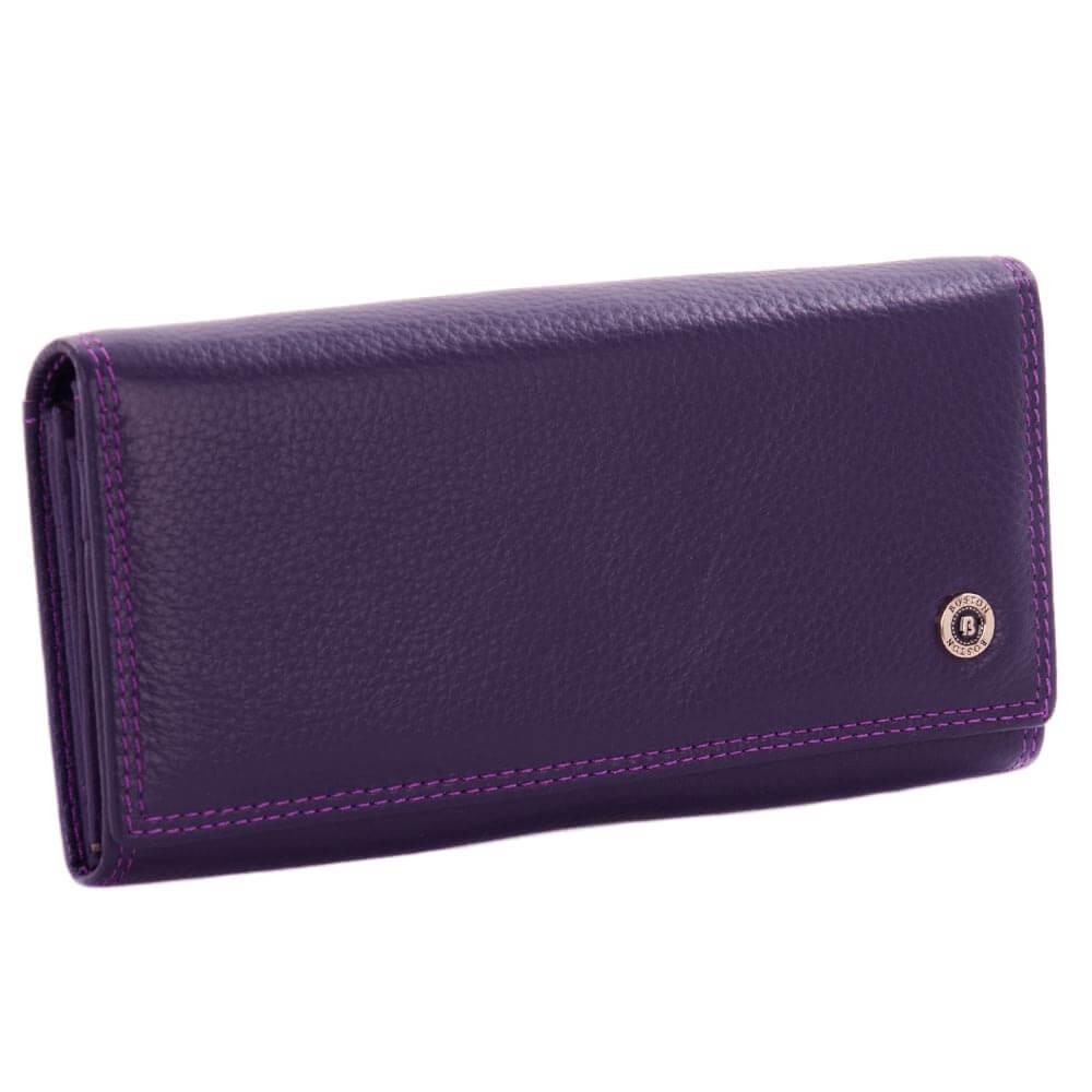 

Кошелек женский кожаный Boston фиолетовый (1001 В purple)