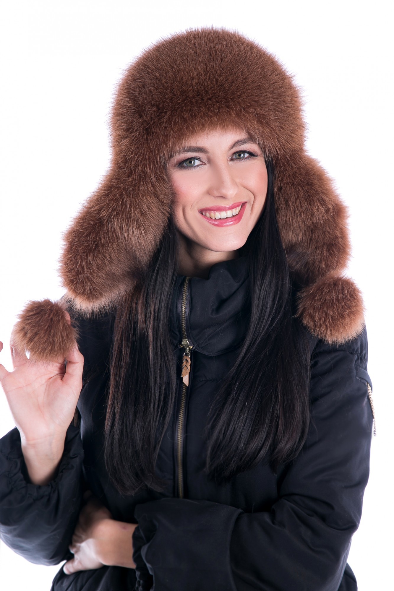 

Шапка Fiona Ушанка 54-60 Комбенированная (Py-019)