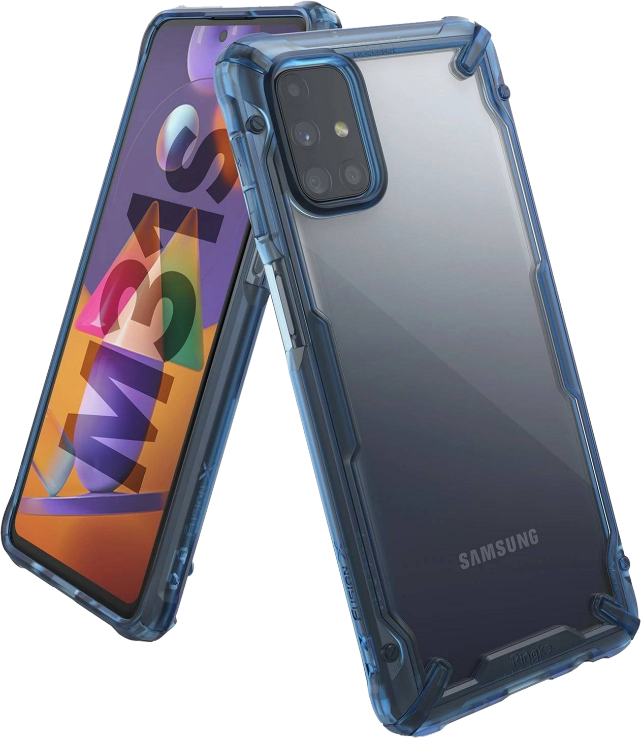 

Панель Ringke Fusion X для Samsung Galaxy M31s Space Blue