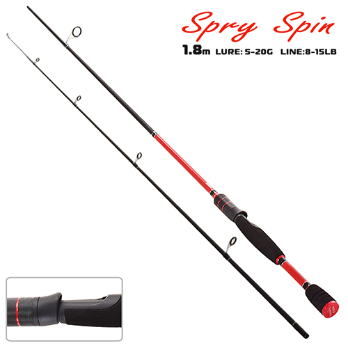 

Спиннинг штекерный лайт "Spry spin" 1.8м 5-20г 2к Sams Fish SF23949