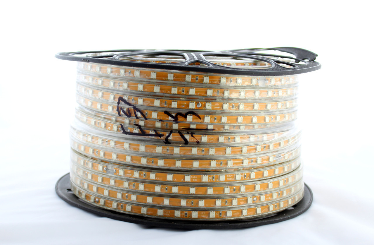 

Светодиодная лента LED 5050 M RGB Мультицветная 100m 220V (TRS48)
