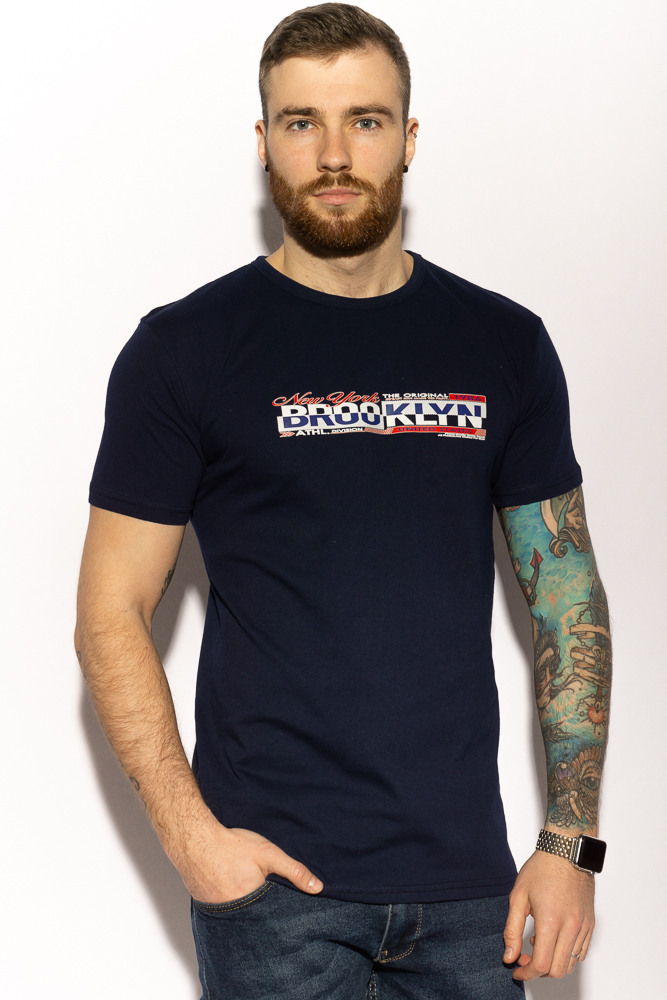 

Футболка мужская Time of Style 85F346 XXL Темно-синий