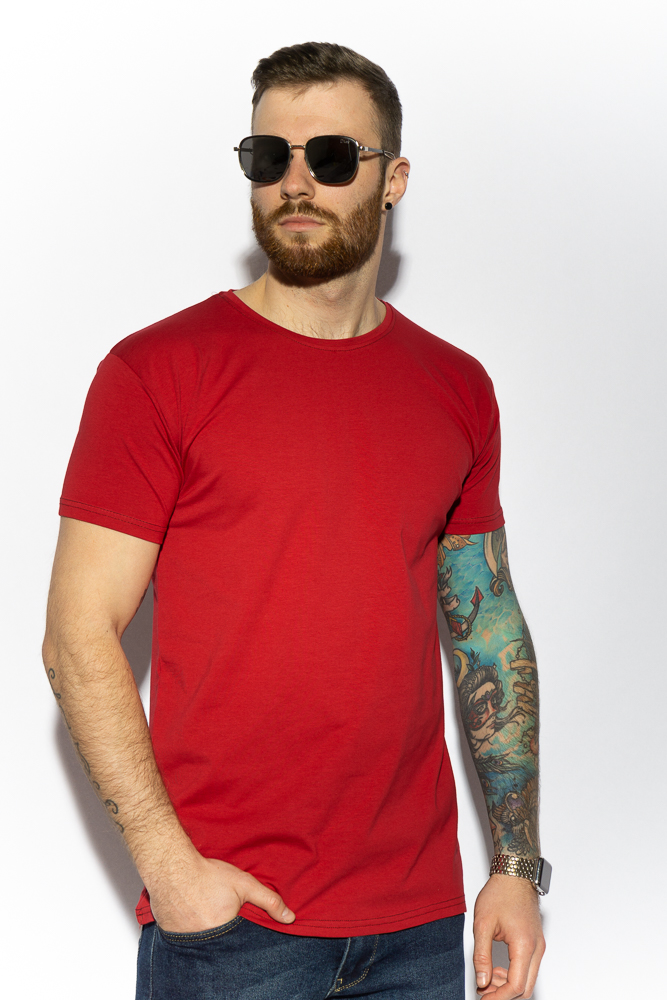 

Футболка однотонная Time of Style 85F298  Бордо, Футболка однотонная Time of Style 85F298 XL Бордо
