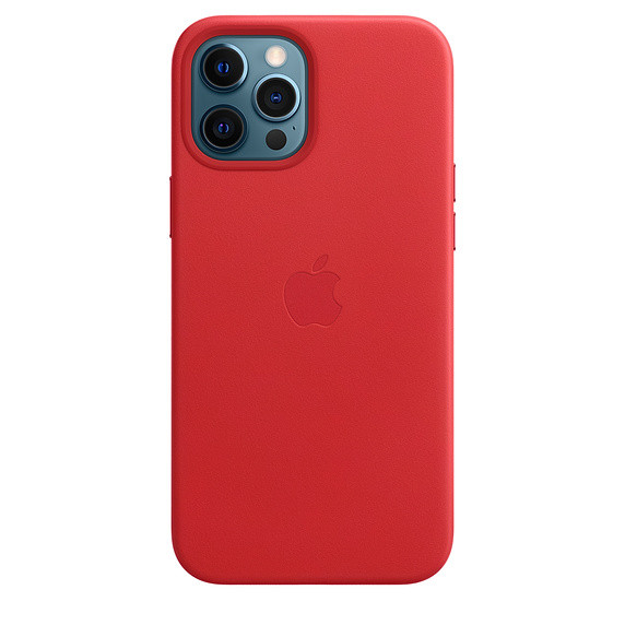 

Чехол накладка xCase для iPhone 12/12 Pro Leather case Full with MagSafe Red