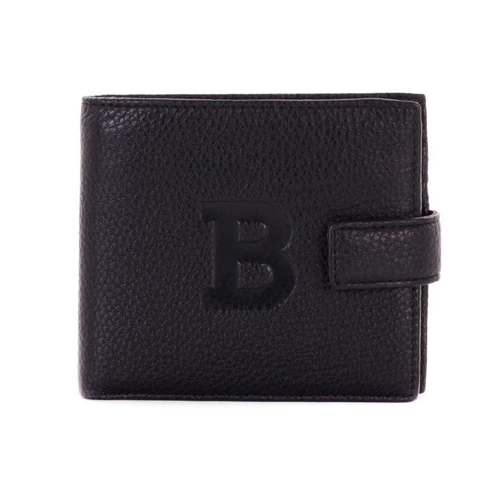 

Портмоне мужское Bally кожаное Черно-красное (554 black)