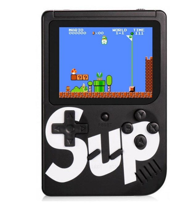 

Портативная игровая ретро приставка SUP Game Box 400 игр Dendy 8bit SUP Game Box Black (SUP400)