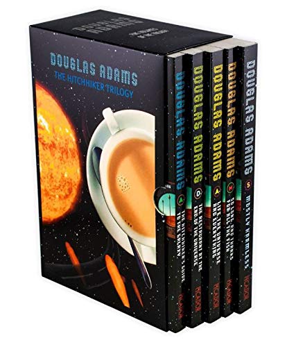 

Книга на английском языке The Hitchhiker Trilogy Boxset (5 books) от автора Douglas Adams и издательства Picador из Великобритании