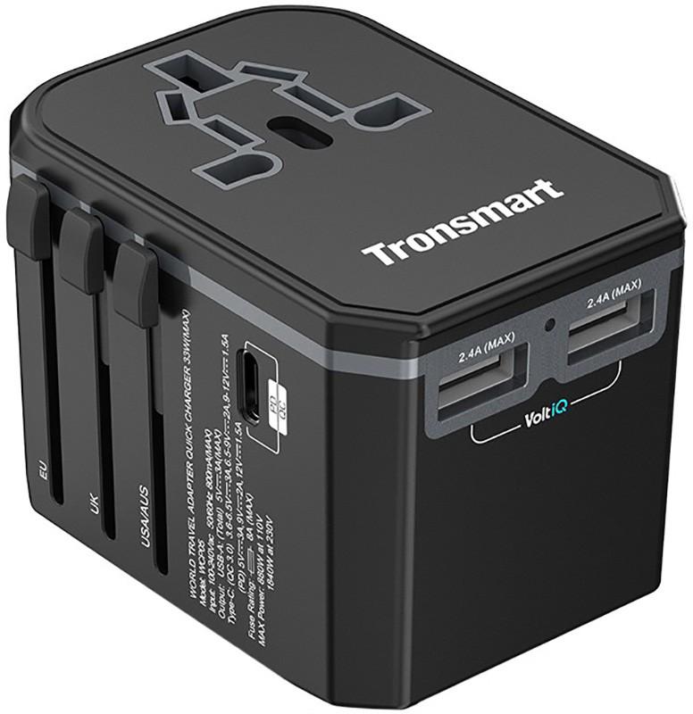 

Сетевое зарядное устройство Tronsmart WCP05 33W Universal Travel Adapter Black