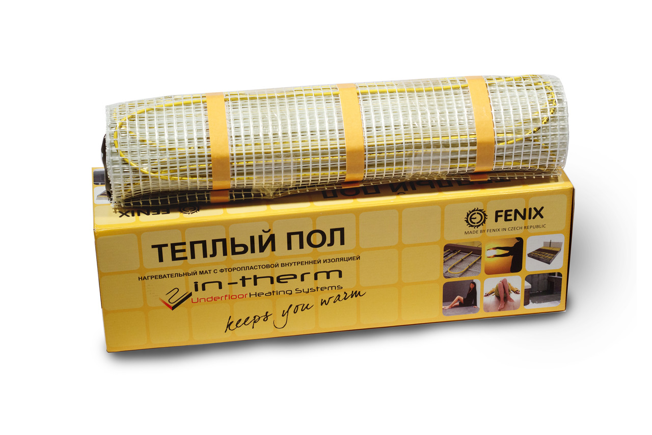 

Электрический нагревательный мат In-Therm 200 Вт/м² под плитку площадь 13.9