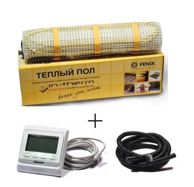 

Комплект нагревательный мат In-Therm 200 Вт/м² + программируемый терморегулятор E51 6.4