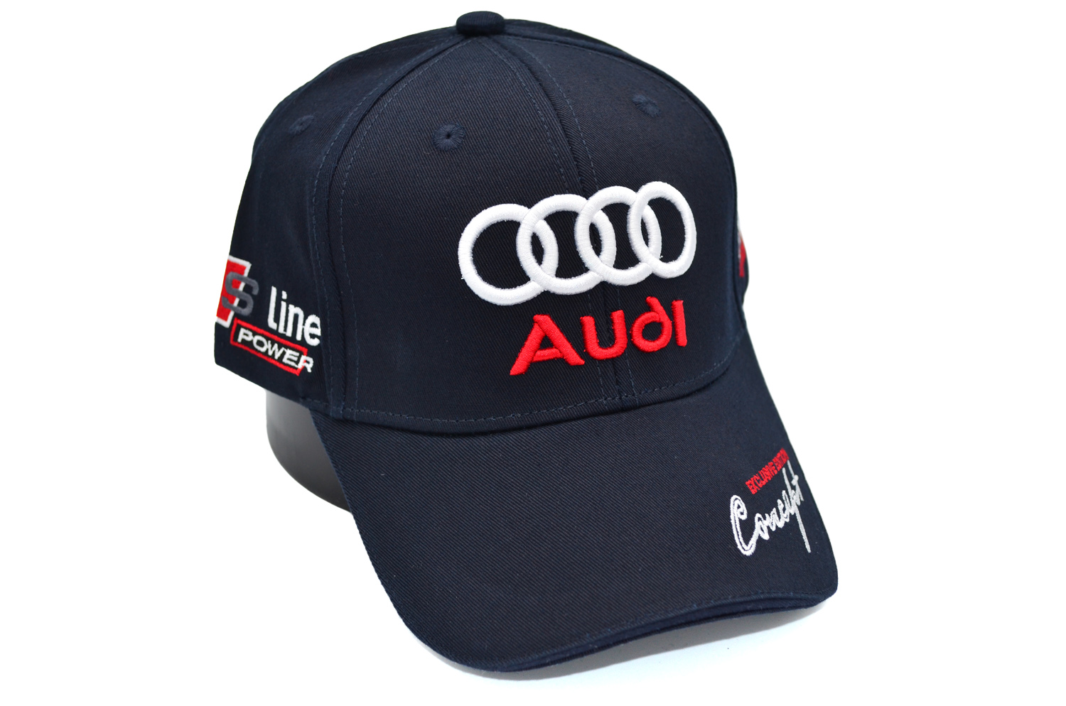 

Кепка Sport Line c автомобильным логотипом Audi темно-синяя (S 0919-188)