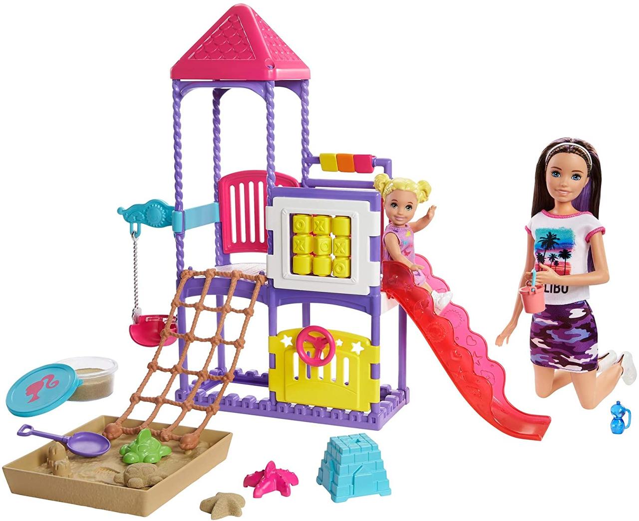 

Кукла Барби Скиппер Игровая площадка Barbie Skipper Babysitters Inc. Climb 'n Explore Playground Dolls