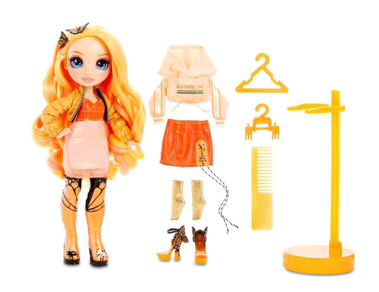 

Кукла Рейнбоу Хай Поппи Роуан Rainbow High Poppy Rowan – Orange Fashion Doll