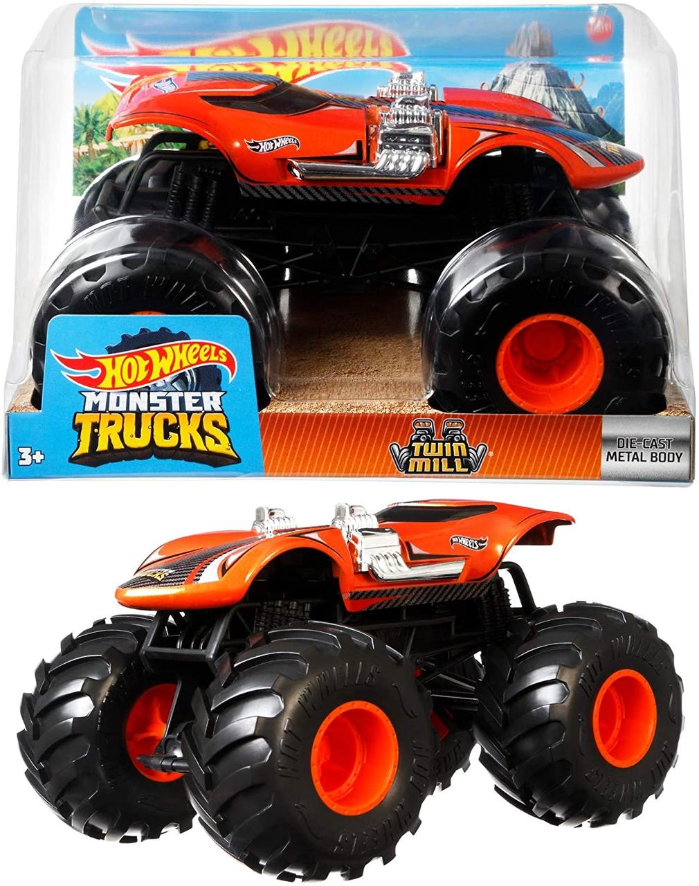 

Монстр Трак Хот Вилс Hot Wheels Monster Trucks 1:24 Scale Die- mill