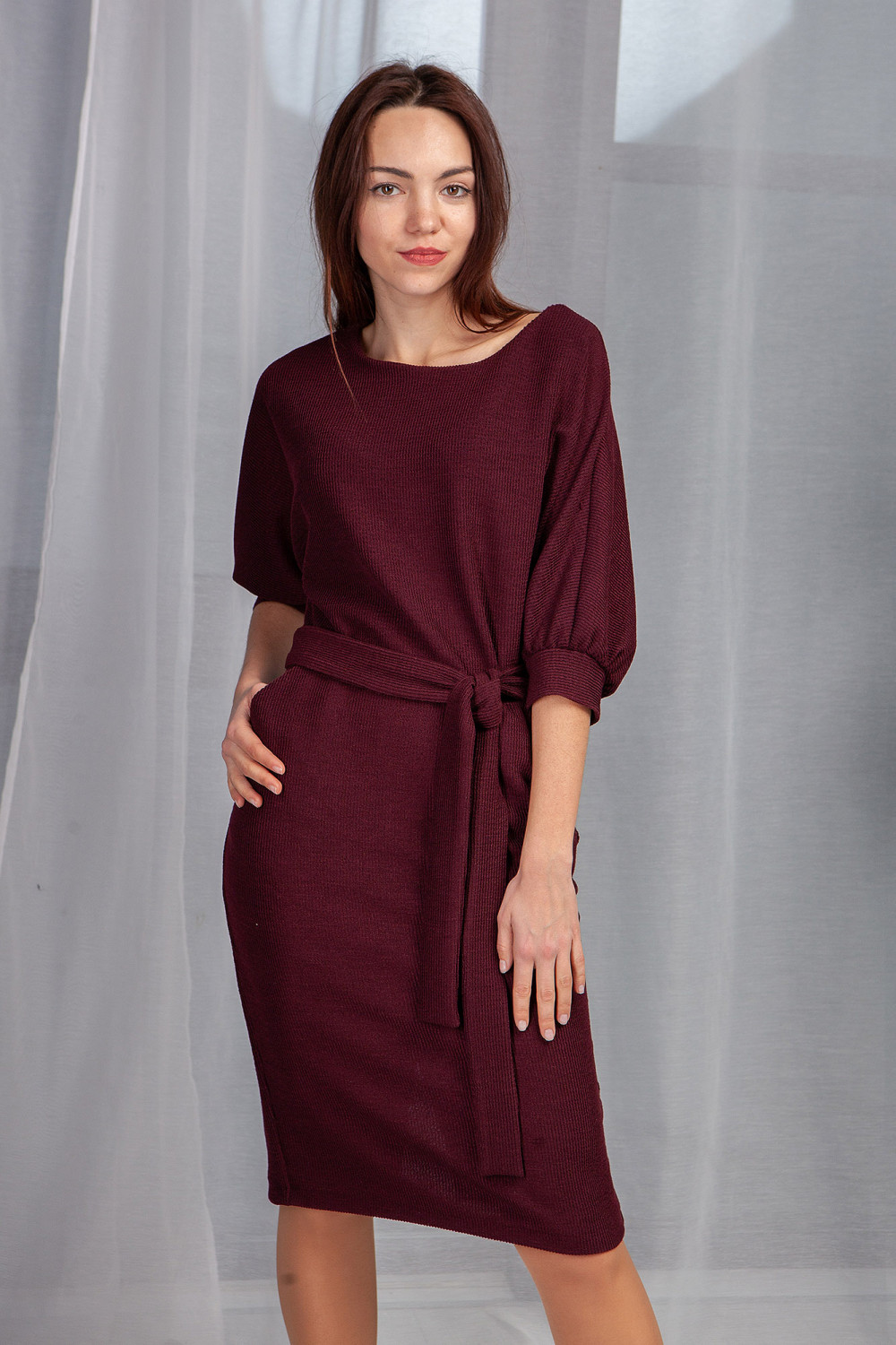 

Платье LadyLike 152470168 36 бордовoе