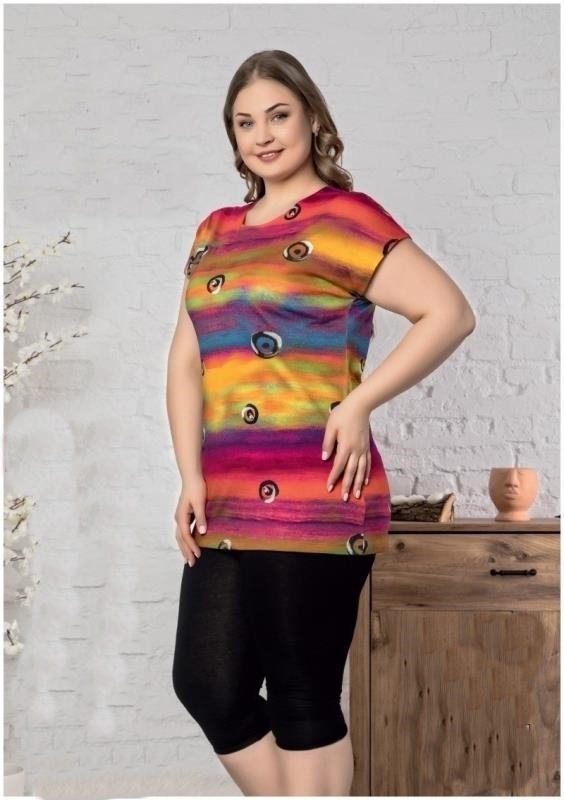 

Комплект трикотажный футболка с капри Cocoon 2XL 52390