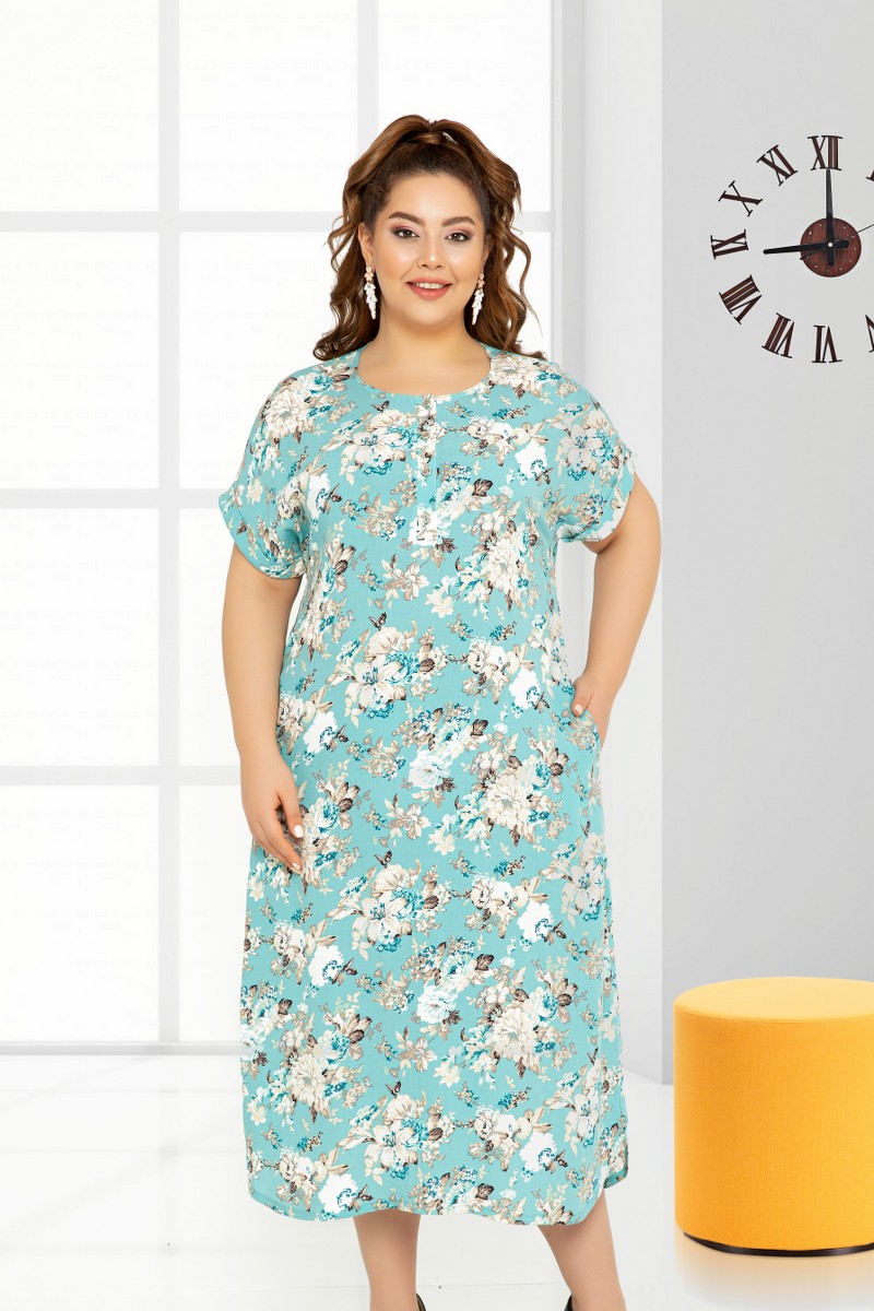 

Платье Cocoon  22346 Turquoise, Платье Cocoon XL 22346 Turquoise