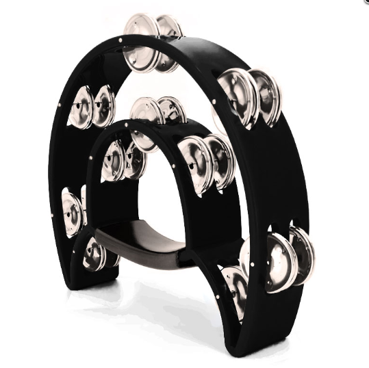 

Тамбурин бубен AMOON Dual Power Tambourine Черный