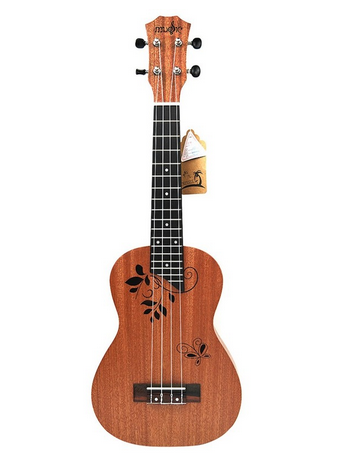 

Укулеле концерт (гавайская гитара) Ammoon 23" Concert MAHOGANY