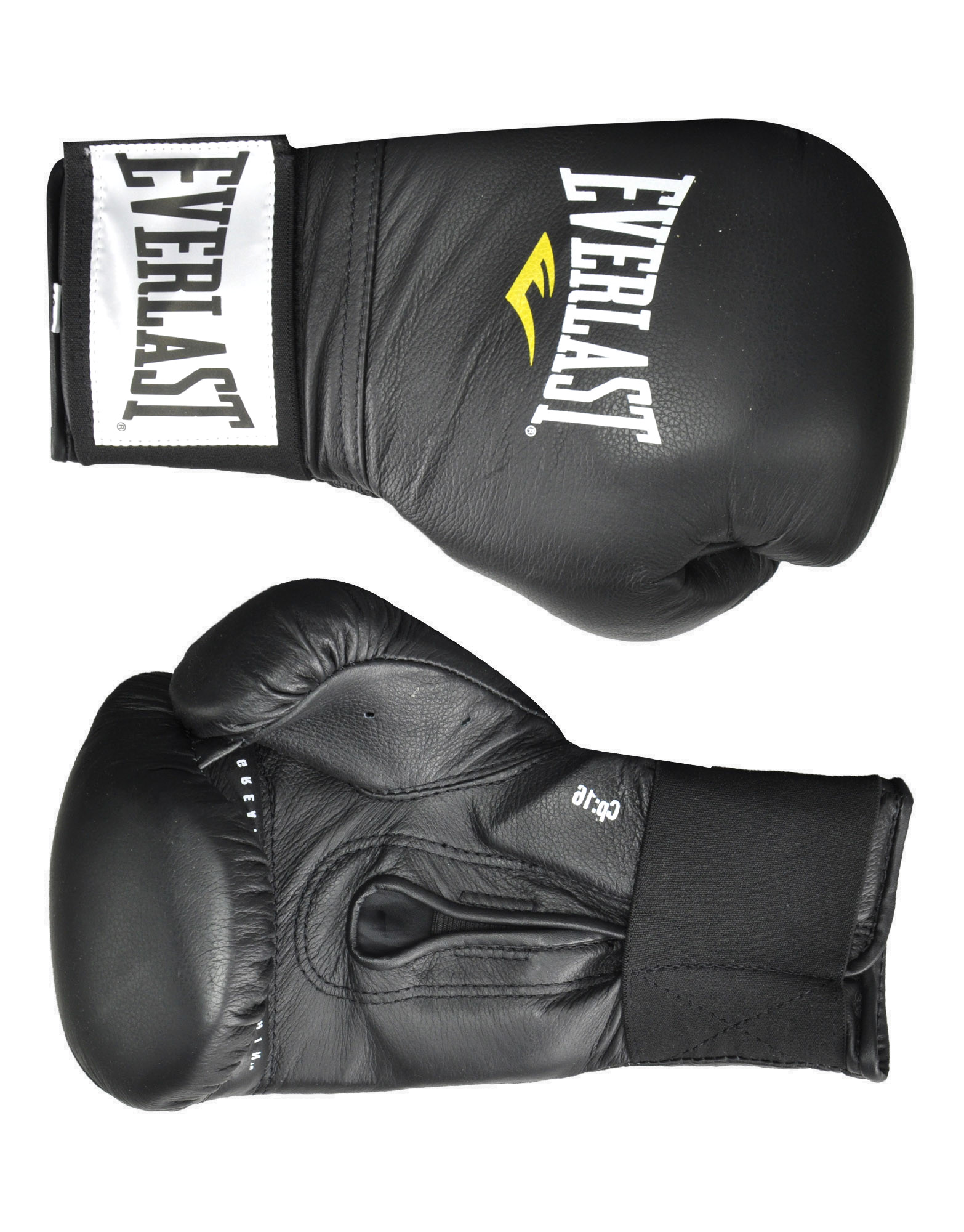 

Боксерские перчатки Everlast Leather Velcroed Training Black [10 унций]