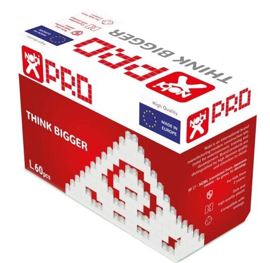 

Конструктор NOBI "Pro L 60", белый, 60дет., в коробке 27*19*12,5см (10.22.60.006)