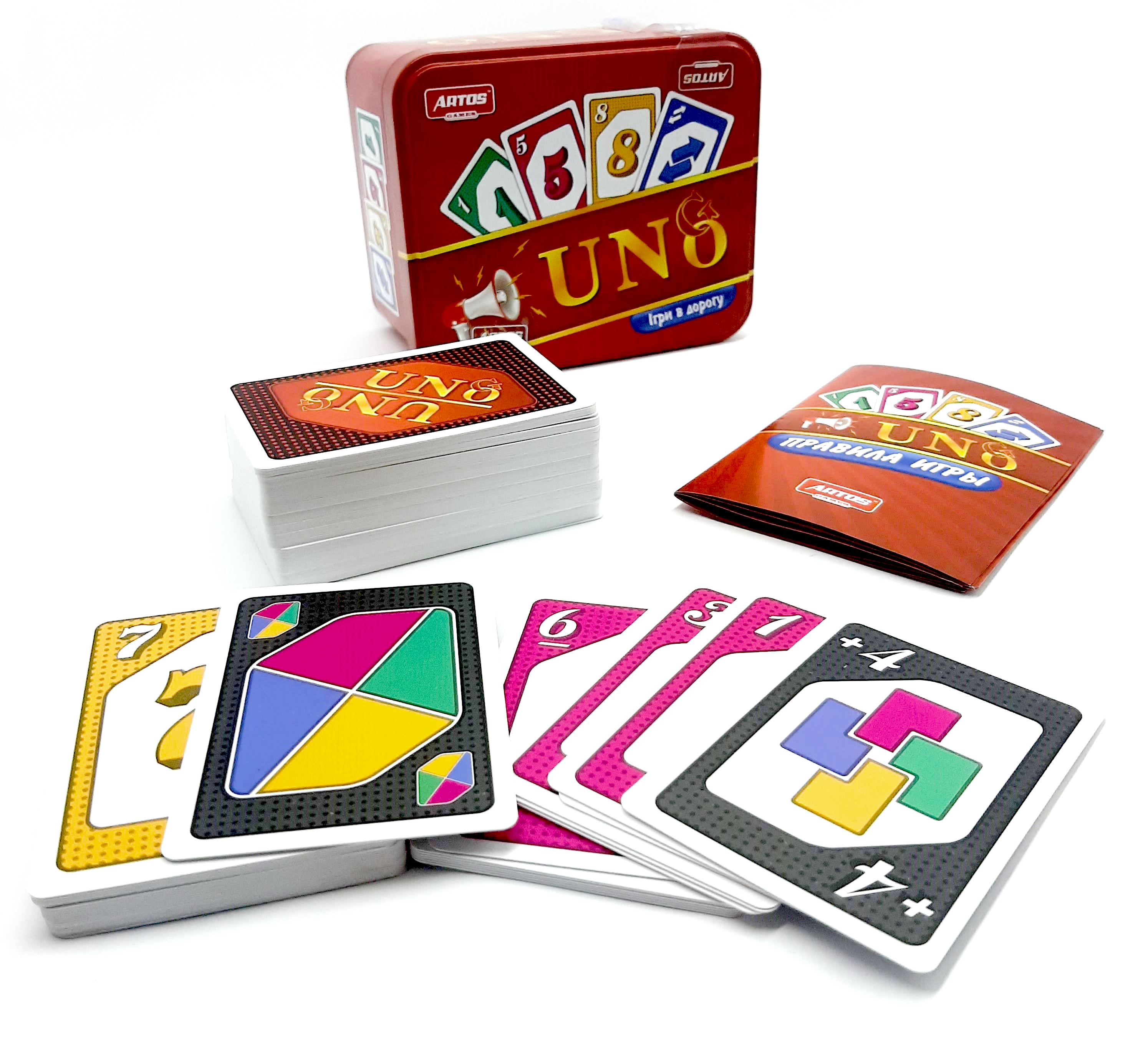 

Игра "UNgO", в жестяной банке 12*10*7см, ARTOS Games, Украина (1090)