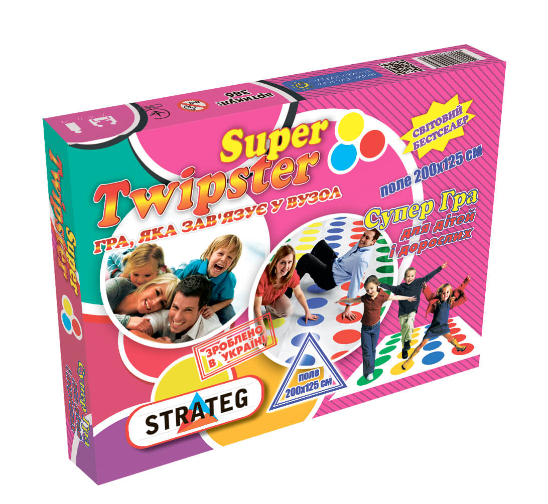 

Игра "Super Twipster", укр., в коробке 40*32*6см (11386S)