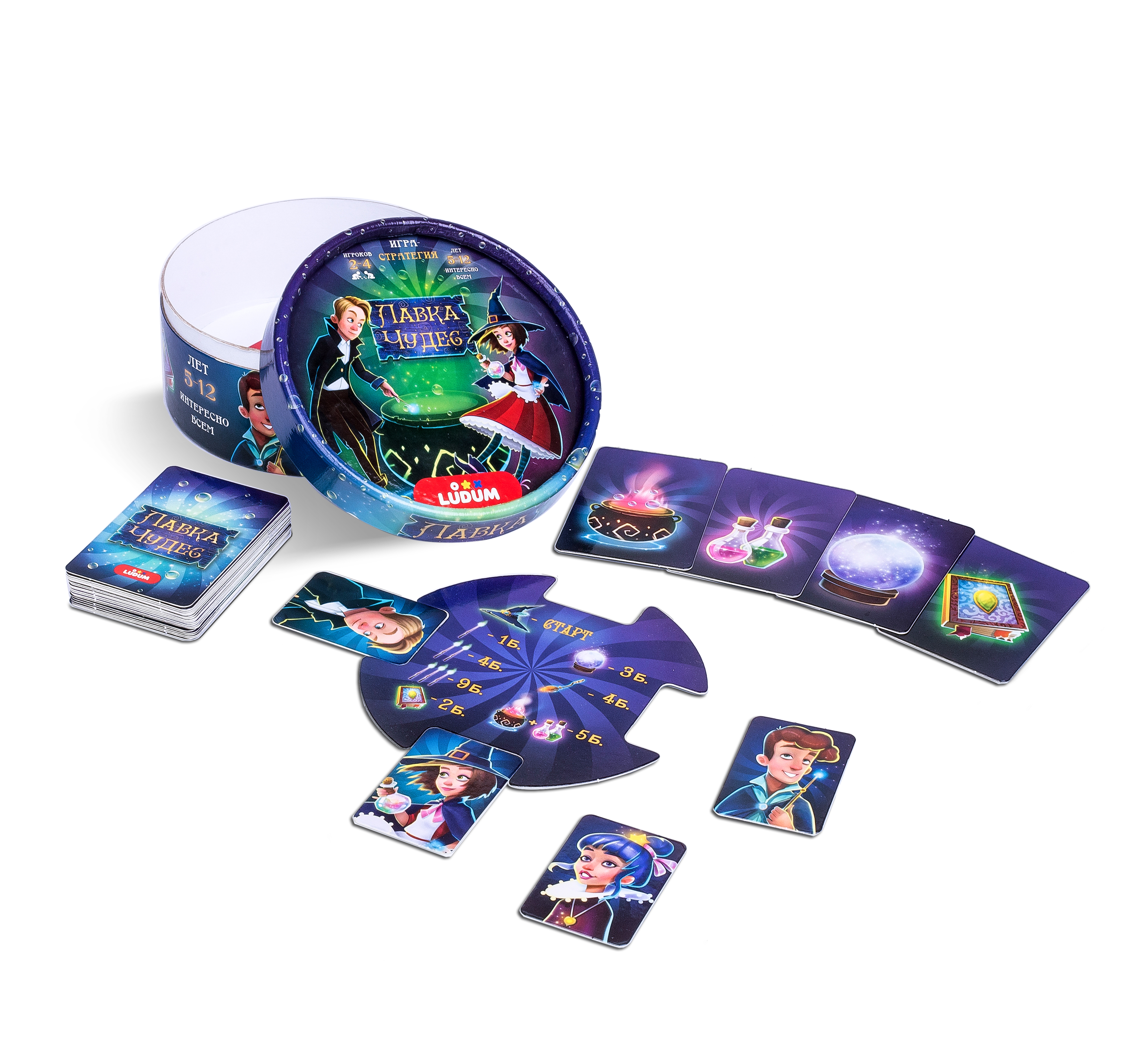

Настольная игра "Лавка чудес", рус., тубус большой 15*8см (LG2046-12)